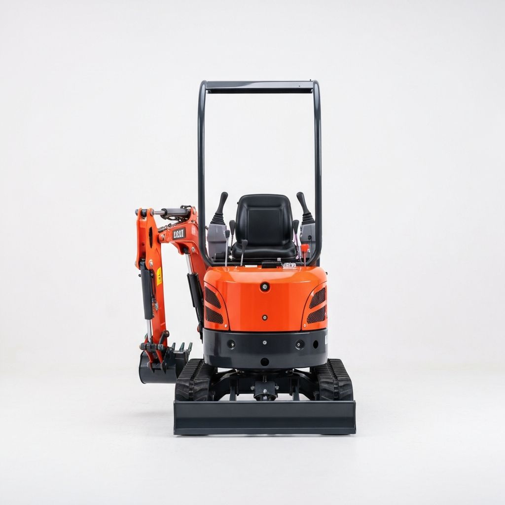 Small crawler excavator